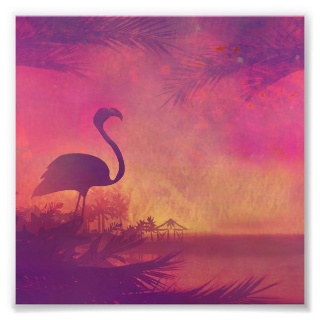 Impression Photo flamant (Devant)