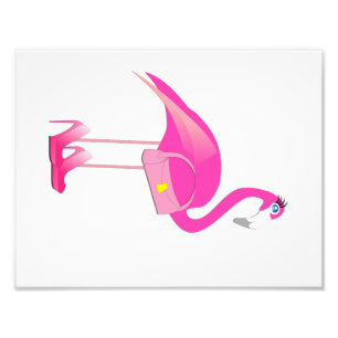 Impression Photo Flamant rose Baby Girl Room Imprimer (3 de 4)