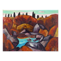 Flaming Pool—Dogtown | Marsden Hartley |