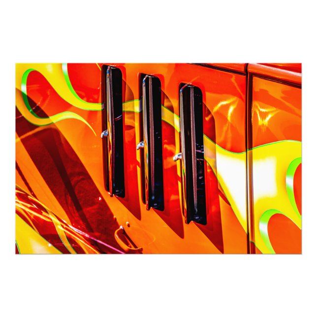 Impression Photo Flamme à tige chaude (Devant)