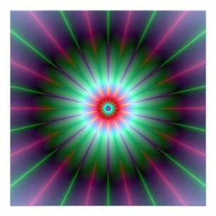 Impression Photo Fleur rayonnante