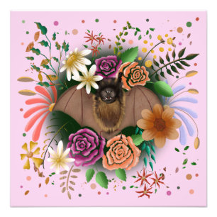 Impression Photo Fleurs de chauve-souris florales Botaniques