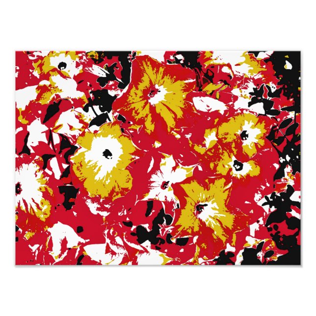 IMPRESSION PHOTO FLEURS DE PETUNIA (Devant)