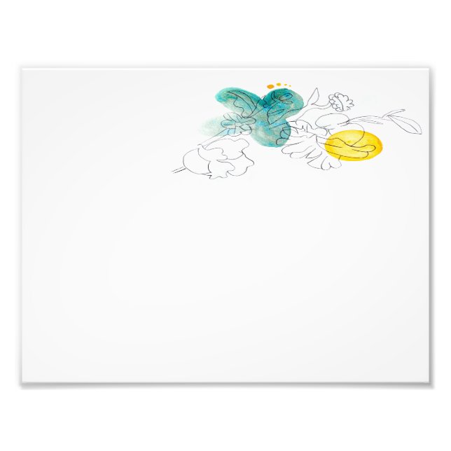 Impression Photo Fleurs d'eau Imprimer (Devant)