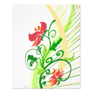 Impression Photo Fleurs rouges