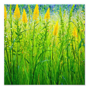 Impression Photo Fleurs sauvages en plein soleil