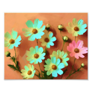 Impression Photo Fleurs Zinnia Elegans
