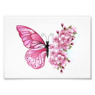 Impression Photo Flower Butterfly