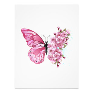 Impression Photo Flower Butterfly
