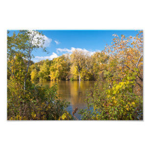 Impression Photo Folithe Automne Le Long Du Minnesota