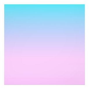 Impression Photo Fond dégradé bleu et rose