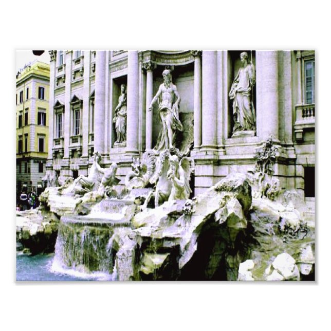 Impression Photo Fontaine de Trevi (Devant)