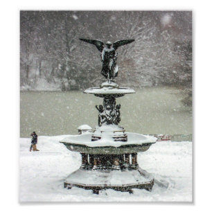 Impression Photo Fontaine et ange de Bethesda