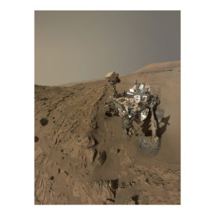 Impression Photo Forage Mars Curiosity Red Martian Paysage