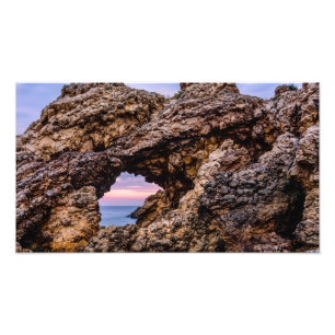 Impression Photo Formations de pierre naturelle uniques par mer cal