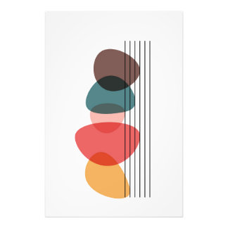 Impression Photo Formes organiques Composition artistique moderne