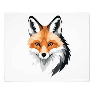 Impression Photo Fox Vector Graphisme Art Portrait Animal Spirit Wi
