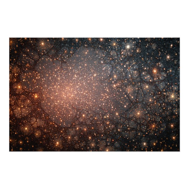 Impression Photo Fractured Nebula Cosmic Web Glow (Devant)