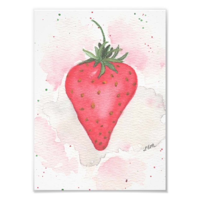 Impression Photo Fraise (Devant)