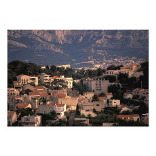 Impression Photo France, Marseille, Provence. Banlieue sud