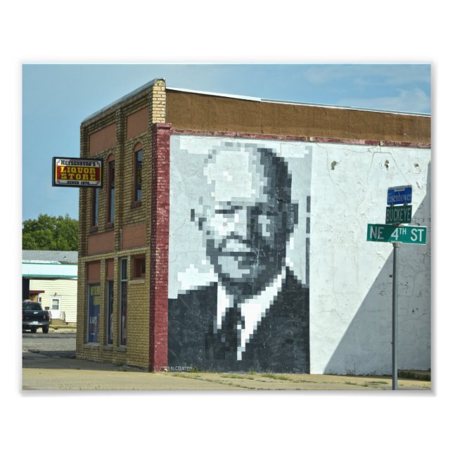 Impression Photo Fresque du président Eisenhower, Abilene, Kansas (Devant)