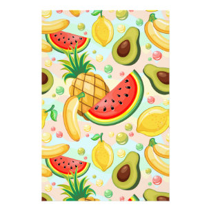 Impression Photo Fruits d'été frais Motif