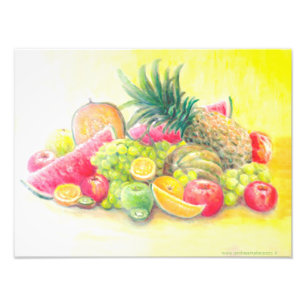 Impression Photo Fruits heureux