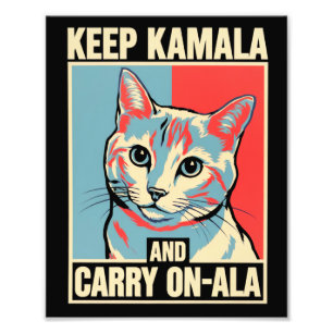Impression Photo Gardez Kamala et continuez-A-La LA Kamala Harris