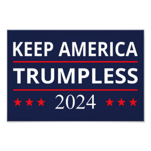 Impression Photo Gardons l'Amérique sans Trump VII
