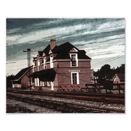 Impression Photo Gare d'Orangedale Cap Breton Nouvelle-Écosse