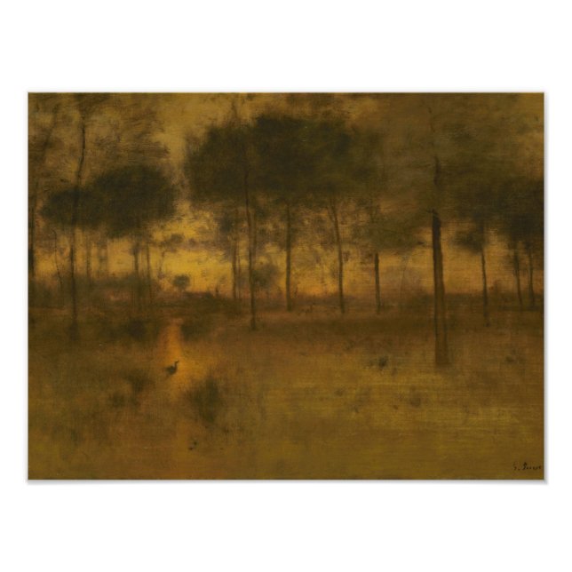 Impression Photo George Inness - La maison du héron (Devant)
