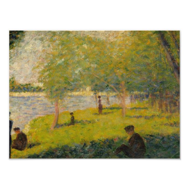Impression Photo Georges Seurat - Etudier pour un dimanche sur La G (Devant)