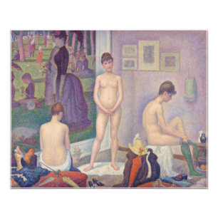 Impression Photo Georges Seurat - Les Poseuses