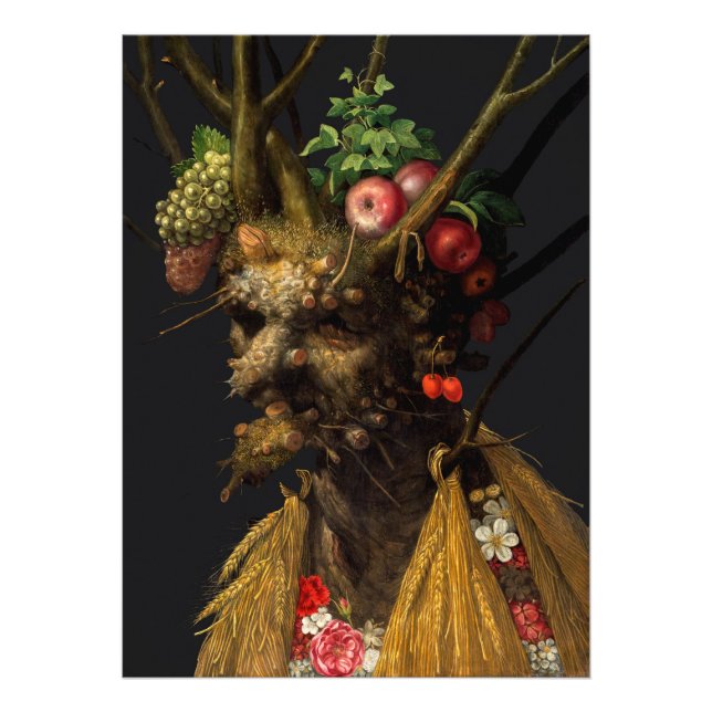 Impression Photo Giuseppe Arcimboldo - Quatre saisons en une tête (Devant)