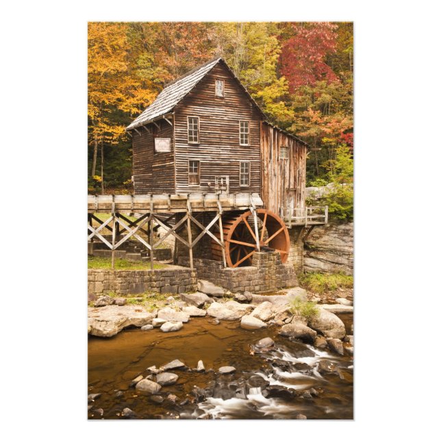 Impression Photo Glade Creek Grist Mill, Babcock State Park, 2 (Devant)