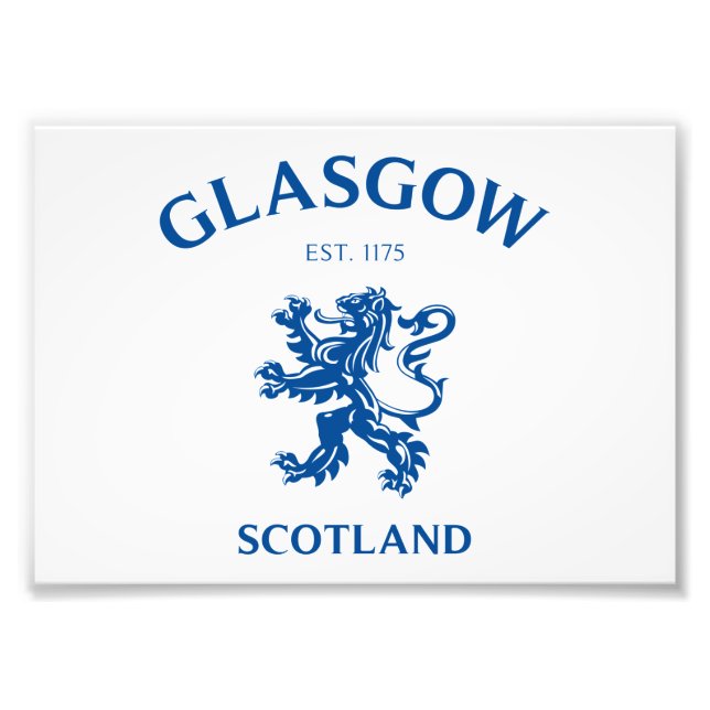 IMPRESSION PHOTO GLASGOW, ÉCOSSE (Devant)