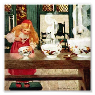 Impression Photo « Goldilocks et le porridge » par Jessie W Smith