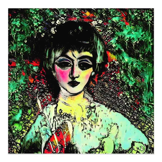 Impression Photo Gothic Beauty Portrait  (Devant)