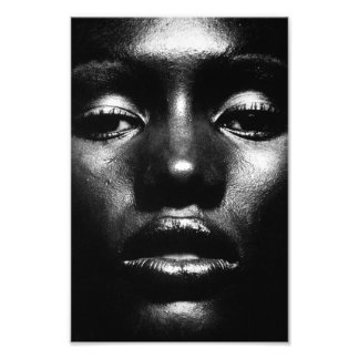 Impression Photo Grace Jones en noir et blanc