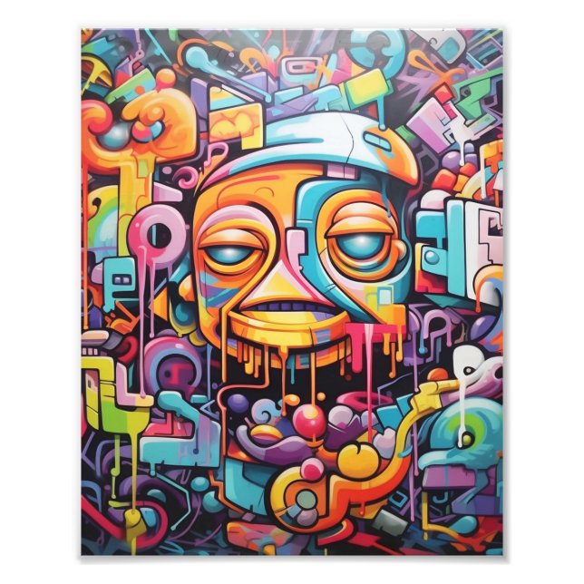 Impression Photo Graffiti Love - Les écrits sur le mur (Devant)