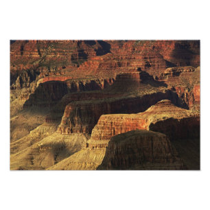 Impression Photo Grand Canyon depuis la rive sud au coucher du sole