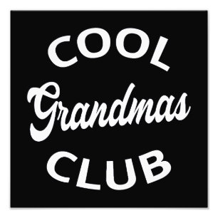 Impression Photo Grandmas Club cool I
