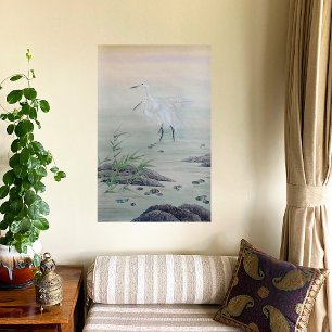 Impression Photo Grues dans la rivière Chinoise