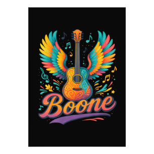 Impression Photo Guitare Boone