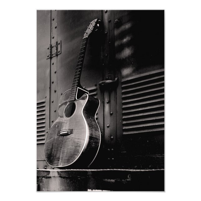 Impression Photo Guitare solitaire (Devant)