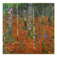 Gustav Klimt - Bois de bouleau