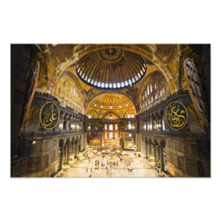 Impression Photo Hagia Sophia Intérieur à Istanbul