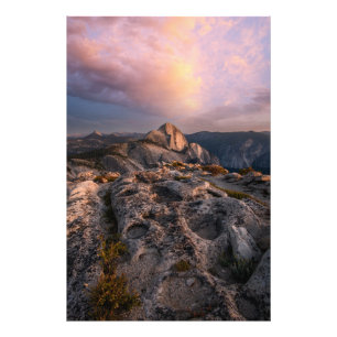 Impression Photo Half Dome au crépuscule
