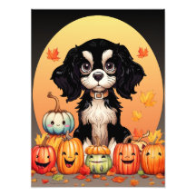 Halloween, Automne, Noir et Tan Cavalier