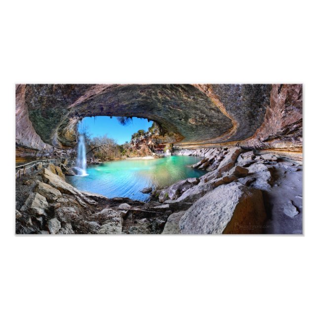 Impression Photo Hamilton Pool - Austin Texas (Devant)